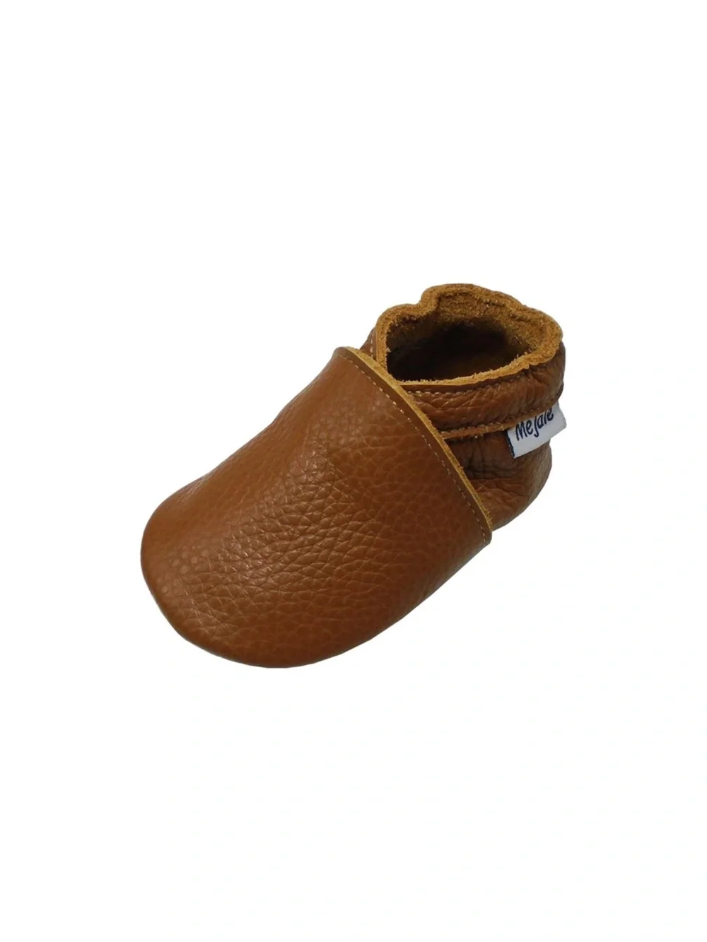 Mejale Toddler Moccasin Slip-On Soft Sole Genuine Leather Barefoot Shoes